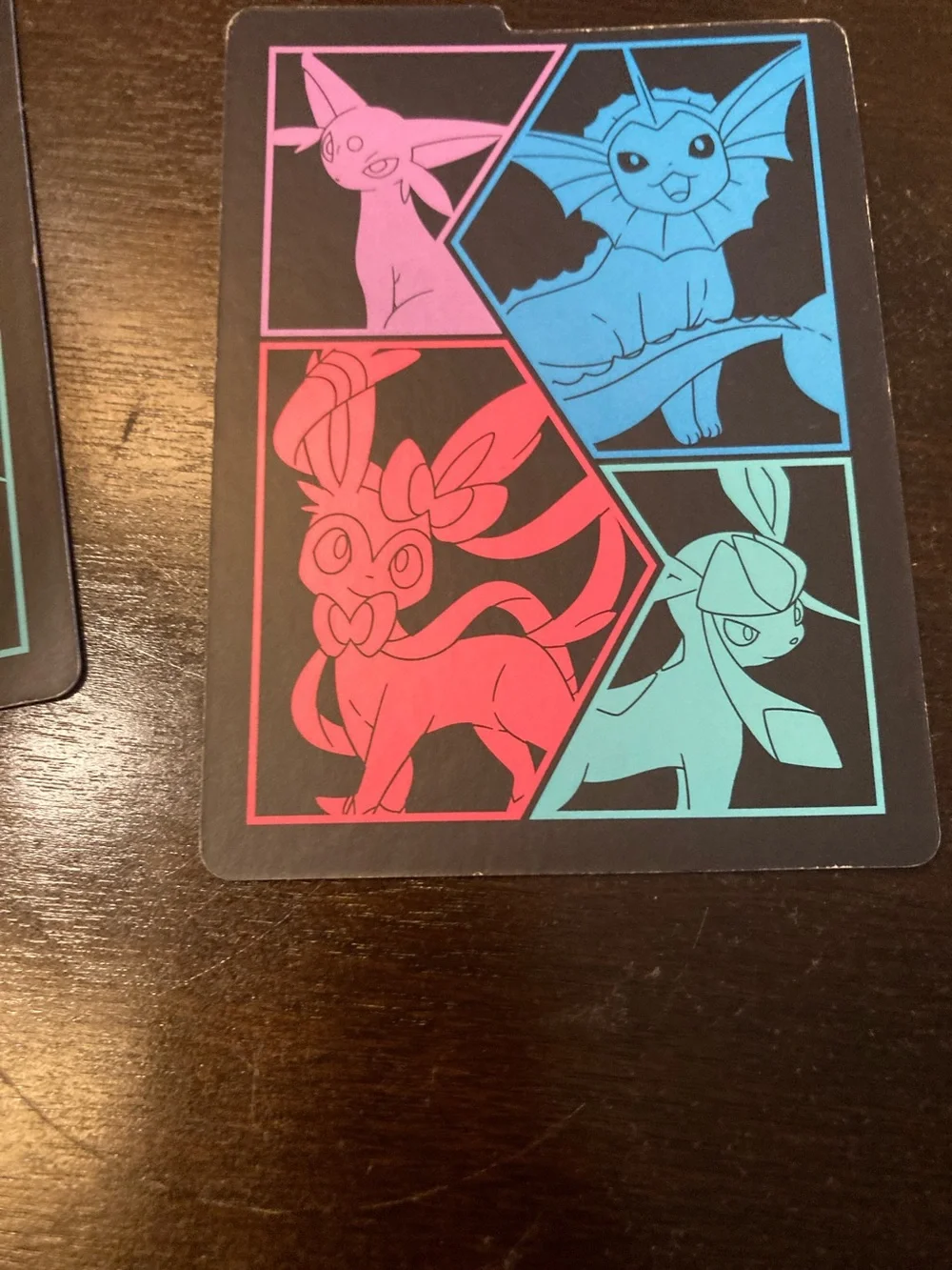 Pokemon Eeveelutions Neon Sleeve Set - Pink Blue Mint